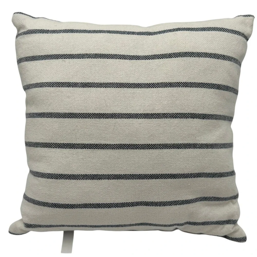 TARGET NWT Farm Fresh‎ Pumpkins Stripes Reversible Throw Pillow Decor 11